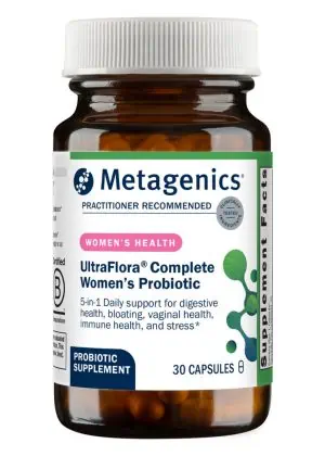 Metagenics UltraFlora Complete Women's Probiotic -- women's probiotic, gut health.