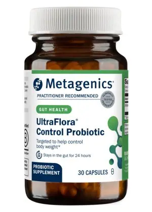 Metagenics UltraFlora(R) Control Probiotic -- probiotic supplement, gut health.