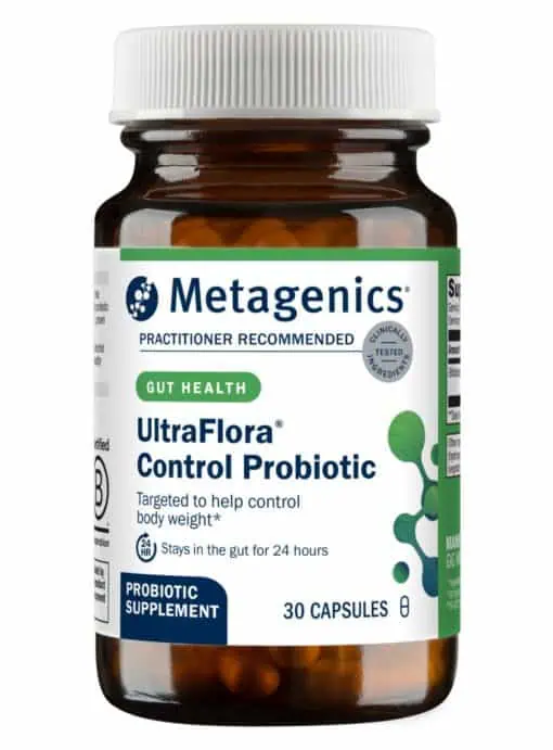 Metagenics UltraFlora(R) Control Probiotic -- probiotic supplement, gut health.