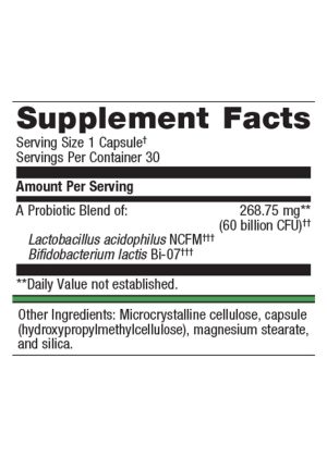 Metagenics UltraFlora(R) IB Probiotic -- digestive health, gut support. - Back