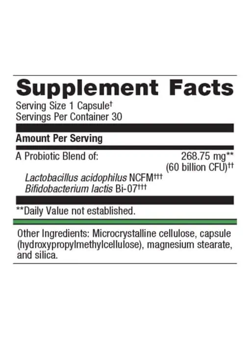 Metagenics UltraFlora(R) IB Probiotic -- digestive health, gut support. - Back
