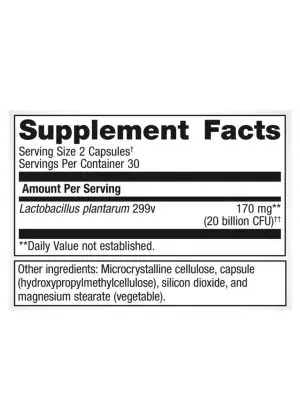 Metagenics UltraFlora(R) Intensive Care Probiotic -- probiotic supplement, digestive health. - Back