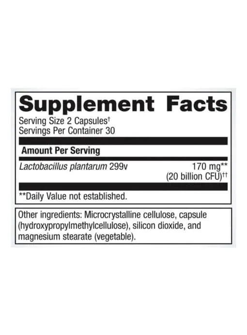 Metagenics UltraFlora(R) Intensive Care Probiotic -- probiotic supplement, digestive health. - Back