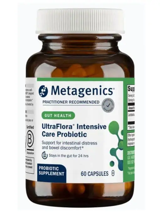 Metagenics UltraFlora(R) Intensive Care Probiotic -- probiotic supplement, digestive health.