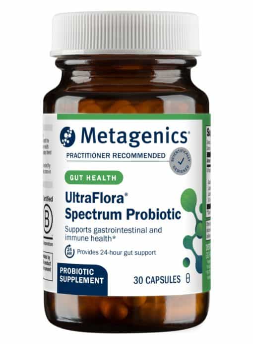 Metagenics UltraFlora(R) Spectrum Probiotic -- probiotic supplement, digestive health.
