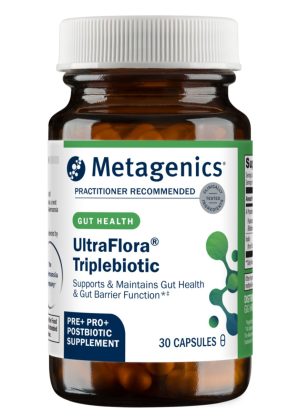 Metagenics UltraFlora(R) Triplebiotic with Akkermansia -- gut health, probiotics.