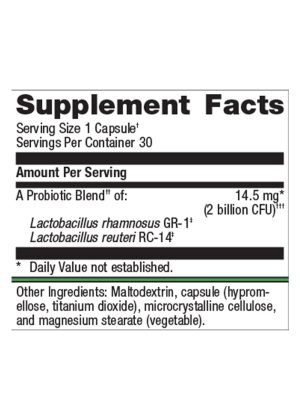 Metagenics UltraFlora(R) Women's Probiotic -- women's probiotic, feminine health. - Back