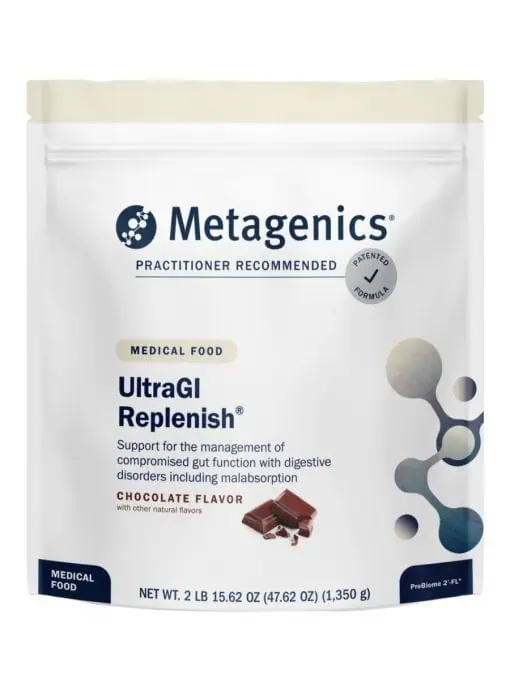 Metagenics UltraGI Replenish(R) Chocolate -- gut health, digestive support.