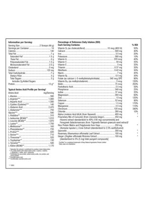 Metagenics UltraInflamX Plus 360?(R) - Chocolate Orange, medical food, gut health. - Back