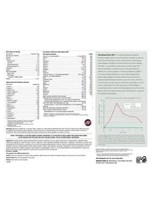 Metagenics UltraInflamX Plus 360(R) - Mango, gut health support, vegan protein. - Back