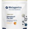 Metagenics UltraInflamX Plus 360(R) - Orange, gut health support, vegan protein.