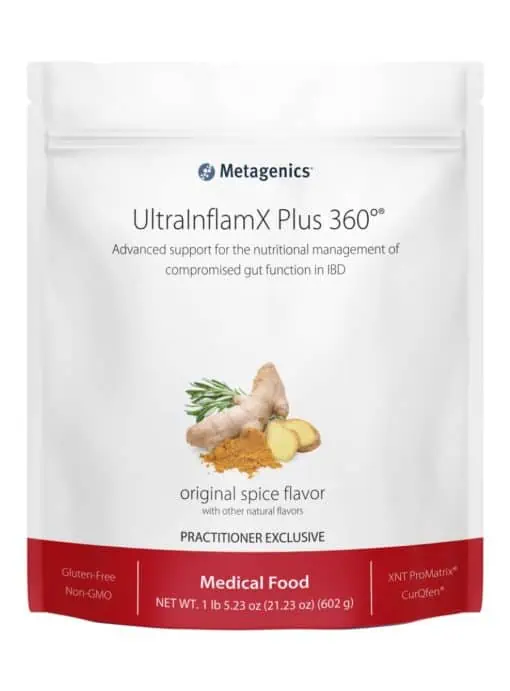 Metagenics UltraInflamX Plus 360?(R) -- gut health, nutrient support.