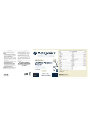 Metagenics UltraMeal Advanced Protein(R) -- protein supplement, nutritional support. - Back