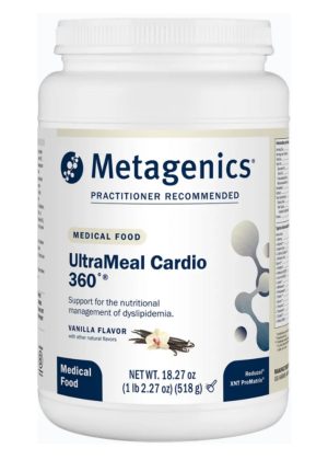 Metagenics UltraMeal Cardio 360?(R) Pea & Rice Protein, Vanilla
