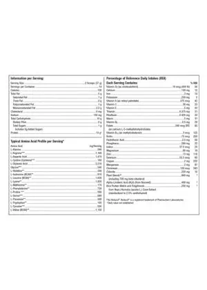 Metagenics UltraMeal Cardio 360?(R) Pea & Rice Protein, Vanilla - Back