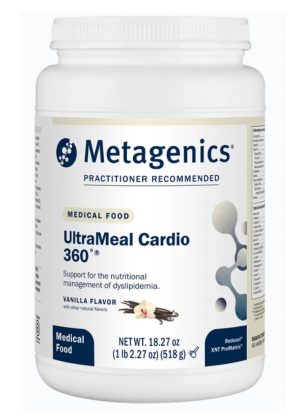 Metagenics UltraMeal Cardio 360? Vanilla -- nutritional management, heart health.