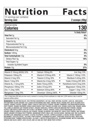Metagenics UltraMeal(R) Daily Support -- nutritional drink mix, protein blend. - Back