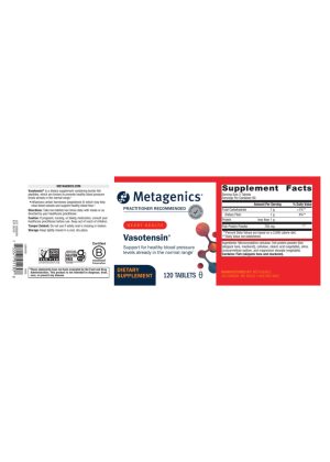 Metagenics Vasotensin(R) -- blood pressure support, fish peptides. - Back