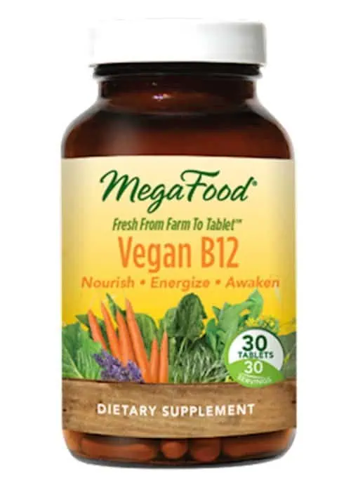 Megafood Vegan B12 -- plant-based energy support, vitamin B12 supplement