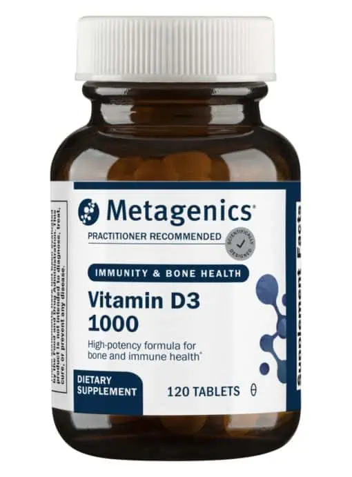Metagenics Vitamin D3 1000(TM) -- vitamin D, bone health.