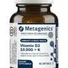 Metagenics Vitamin D3 10,000 + K -- vitamin D, vitamin K