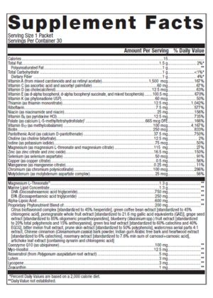 Metagenics Wellness Essentials Brain Health -- brain health, cognitive support. - Back