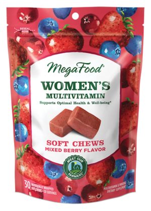 Megafood Women's One Daily Multivitamin Soft Chews - Mixed Berry Flavor, women's health, multivitamin