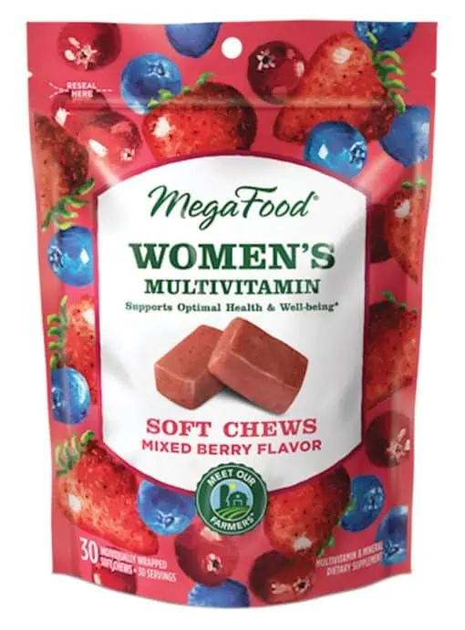 Megafood Women's One Daily Multivitamin Soft Chews - Mixed Berry Flavor, women's health, multivitamin