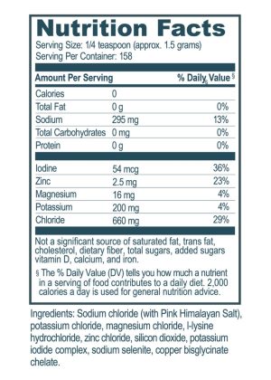 Ayush Herbs Wright Salt -- healthy salt alternative, cardiovascular support. - Back