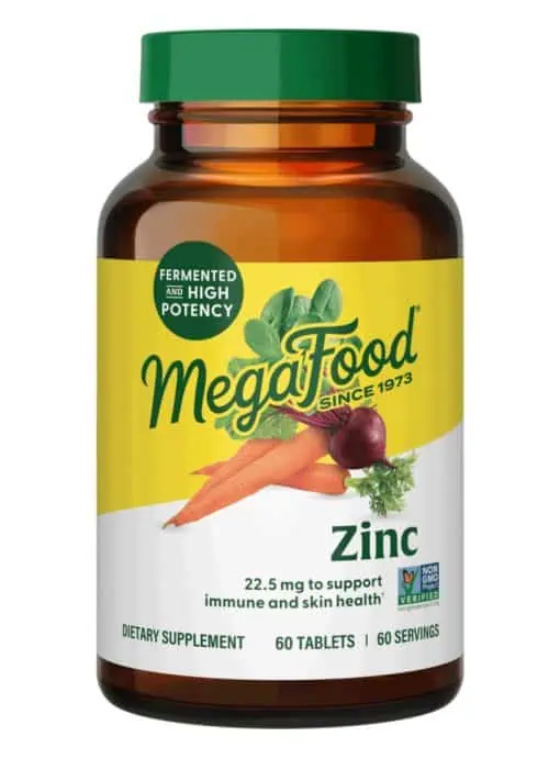 MegaFood Zinc -- immune support, tissue repair