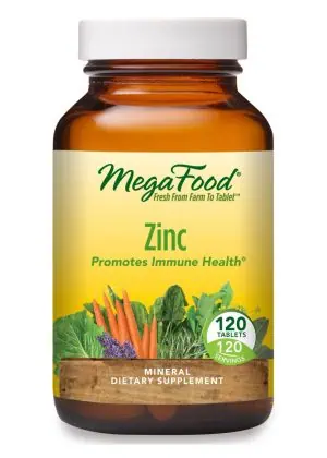 MegaFood Zinc -- immune support, healthy tissue development