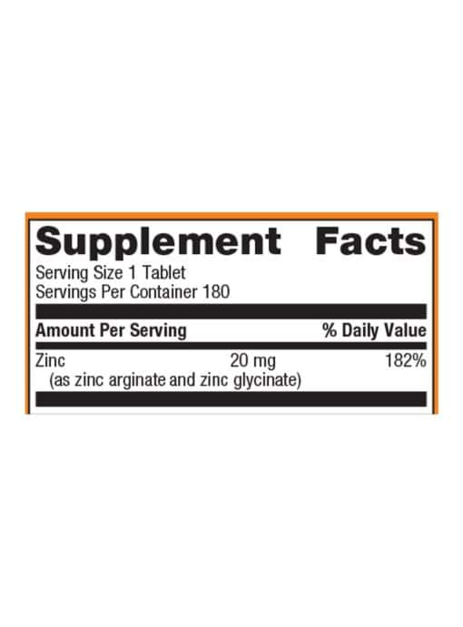 Metagenics Zinc A.G.(TM) -- zinc supplement, immune support. - Back