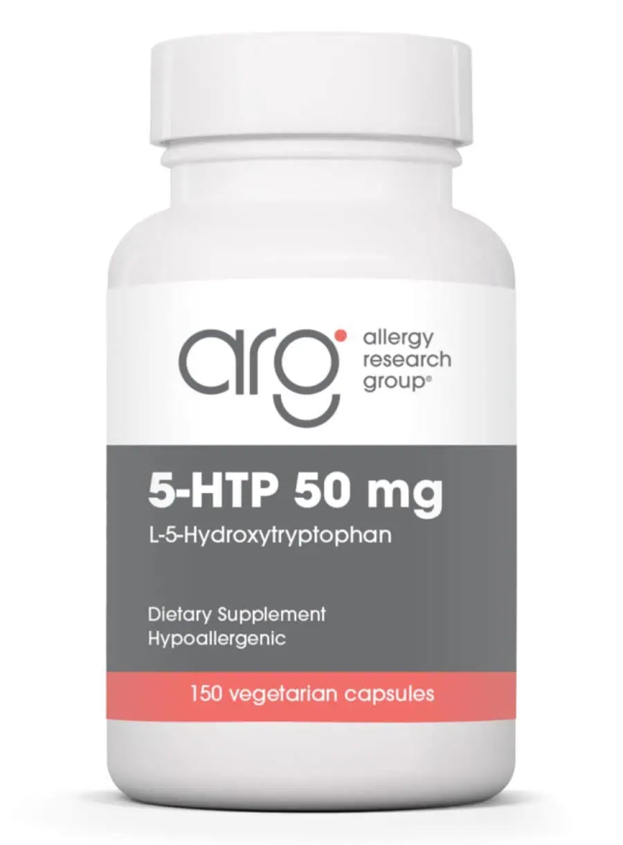 Allergy Research Group 5-HTP 50mg -- serotonin support, mood enhancement.