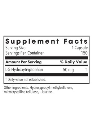Allergy Research Group 5-HTP 50mg -- serotonin support, mood enhancement. - Back
