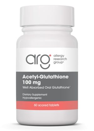 Allergy Research Group Acetyl L-Glutathione -- glutathione supplement, antioxidant support.