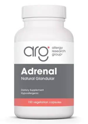 Allergy Research Group Adrenal Natural Glandular -- adrenal support, stress resilience.