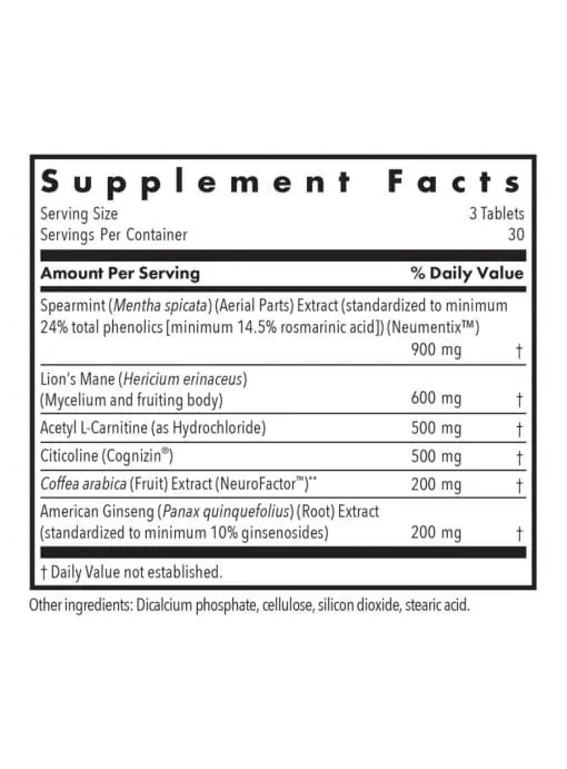 Allergy Research Group Advanced NeuroPlus Clinical Nootropic -- cognitive support, brain health. - Back