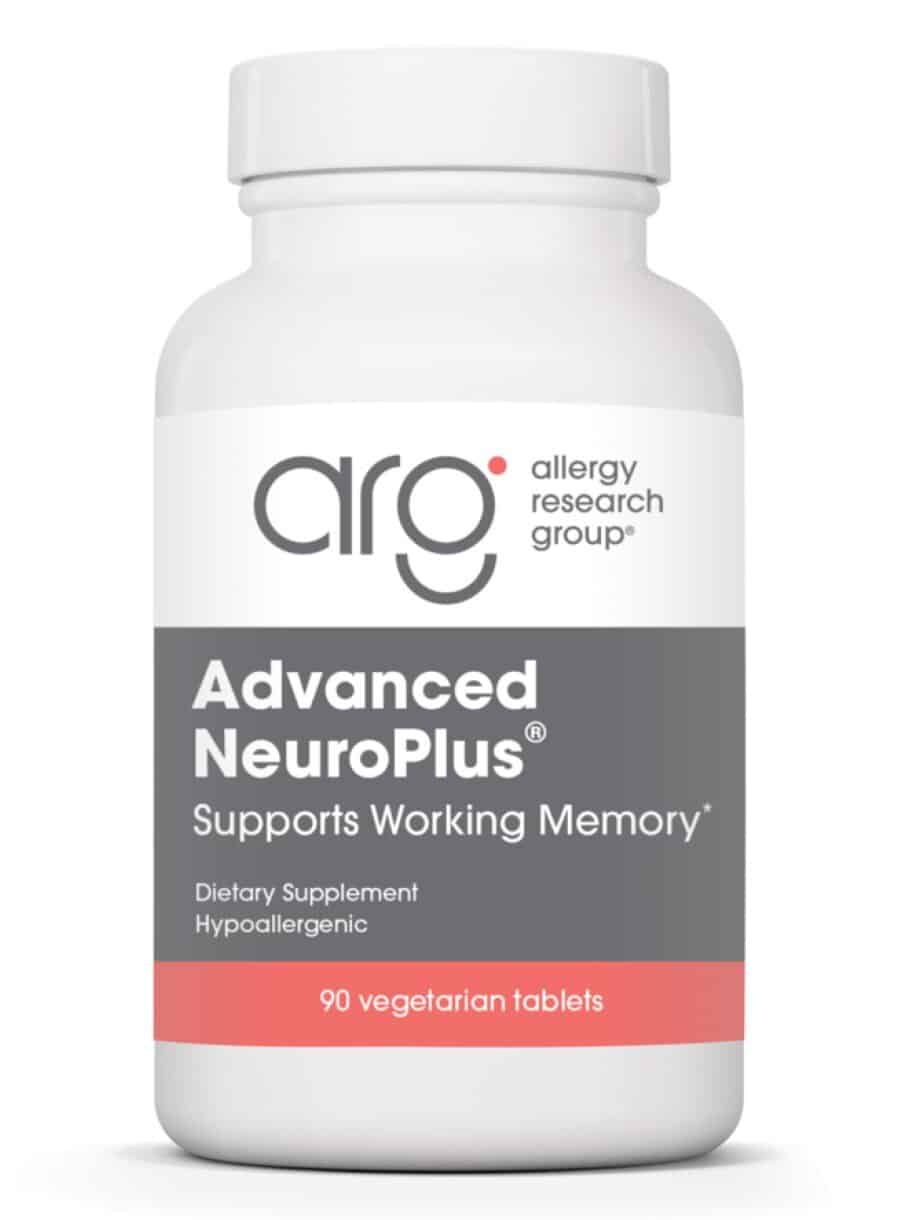 Allergy Research Group Advanced NeuroPlus Clinical Nootropic -- cognitive support, brain health.