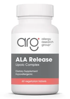 Allergy Research Group ALA Release -- alpha-lipoic acid, biotin, calcium.