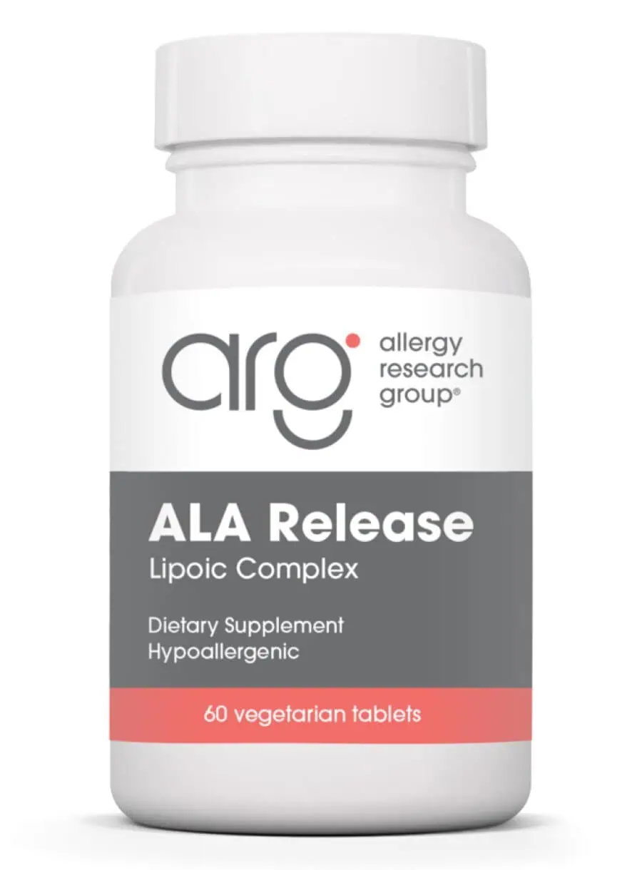 Allergy Research Group ALA Release -- alpha-lipoic acid, biotin, calcium.