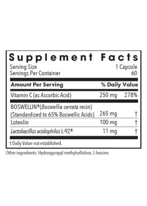 Allergy Research Group Aller-Aid L-92 with L. acidophilus L-92 -- immune support, seasonal support. - Back
