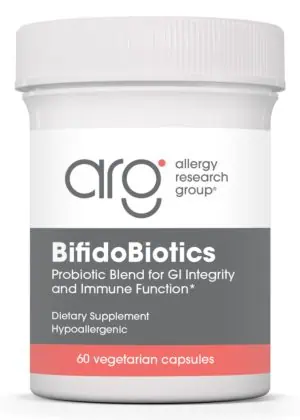 Allergy Research Group Bifido Biotics -- friendly bacteria, gut health.