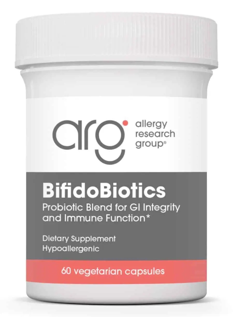 Allergy Research Group Bifido Biotics -- friendly bacteria, gut health.