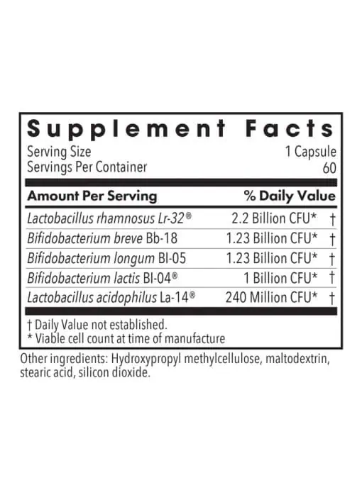 Allergy Research Group Bifido Biotics -- friendly bacteria, gut health. - Back