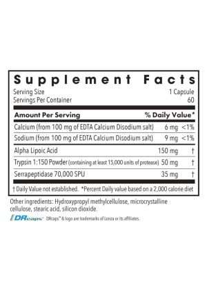 Allergy Research Group Biofilm Neutralizer* with EDTA -- biofilm support, dietary supplement. - Back