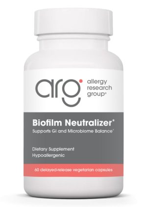 Allergy Research Group Biofilm Neutralizer* with EDTA -- biofilm support, dietary supplement.
