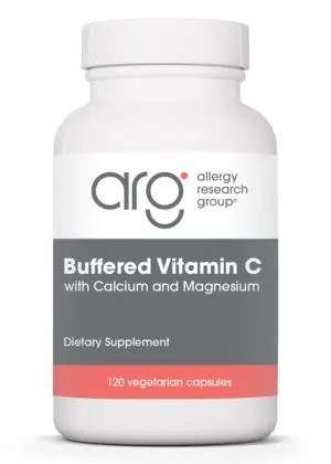 Allergy Research Group Buffered Vitamin C Capsules -- vitamin C, immune support.