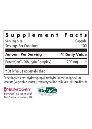 Allergy Research Group ButyrEn -- butyric acid, digestive health. - Back