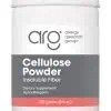 Allergy Research Group Cellulose Powder -- pure cellulose powder, insoluble fiber.