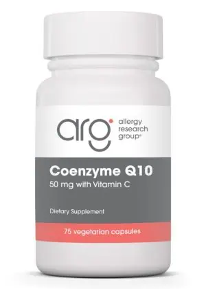 Allergy Research Group CoQ10 50mg -- coenzyme Q10, vitamin C